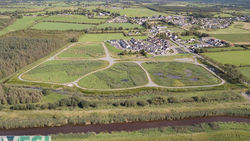 Aerial photo of the Lixnaw ICW