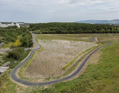 ICW construction - after planting vegetation